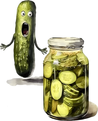 Funny Pickle Surprise A Cucumber And A Jar Of Sliced Pickles Gift Toddler Hoodie