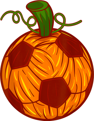 Funny Pumpkin Soccer Ball Halloween Hat
