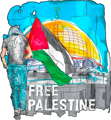 Free Palestine Save Gaza Ilustraion Tumbler