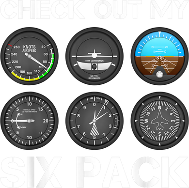 Funny Pilot Top Airplane Six Pack Flight Instruments Gift Kids T-Shirt