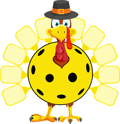 Funny Pickleball Thanksgiving Golf Ball Turkey Lover Kids Hoodie