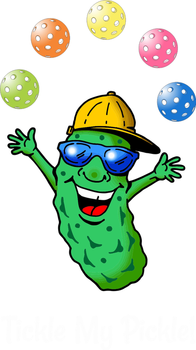 Fun Pickleball, Tickle My Pickle, Juggling Pickleballs Bucket Hat