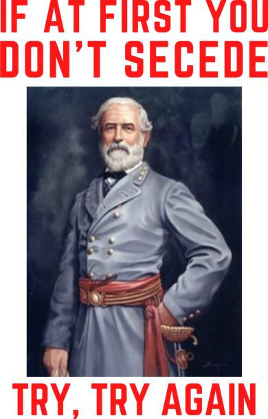 Funny Robert E. Lee Secede Civil War Secession Ceramic Ornament