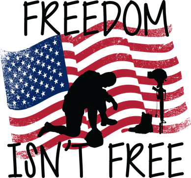 Freedom Isn't Free Ceramic Ornament