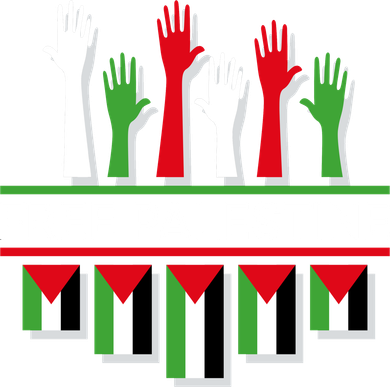 Free Palestine Hands United Doggie Tank