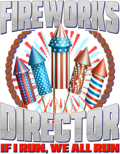 Fireworks Director If I Run, We All Run Toddler Hoodie