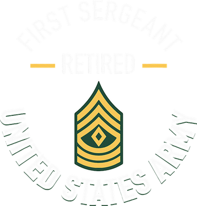 First Sergeant 1sg Retired Army Military Retirement Gifts Button