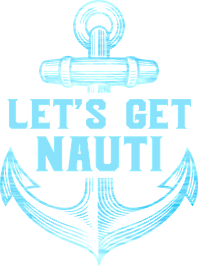 Funny Sailor Boater Gift Let's Get Nauti Doddie Hoodie