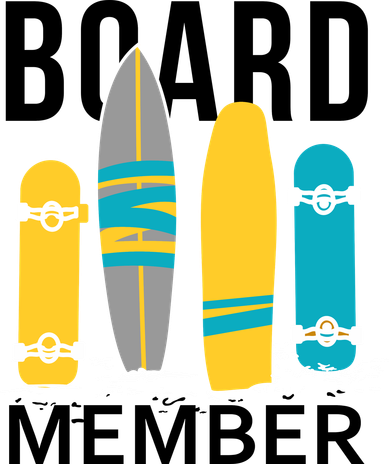 Funny Surfing Board Member Baby Bodysuit