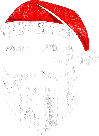 Funny Santa Claus Face Sunglasses With Hat Beard Christmas Bucket Hat