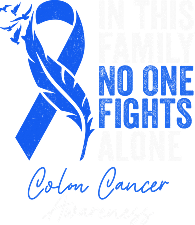 Family Support Colorectal Colonoscopy Colon Cancer Awareness Women's Hoodie