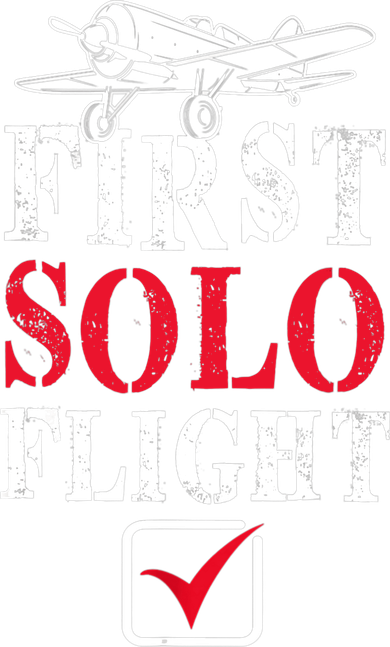 First Solo Flight Check New Pilot Aeronaut Vintage Airplane Ornament