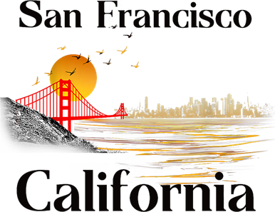 Funny San Francisco California Souvenirs Tote Bag