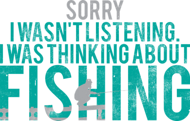 Sorry I Was Thinking About Fishing Kids Sweatshirt