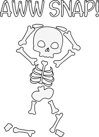 Funny Skeleton Funny Text Spooky Meme Halloween Mousepad