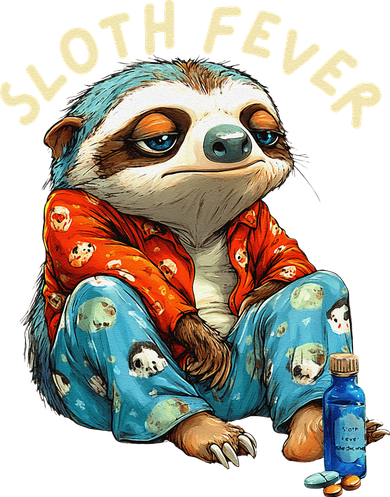 Funny Sloth Fever Humor Women's Tank Top