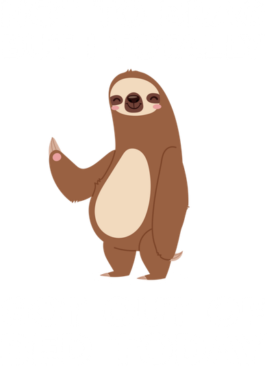 Funny Sloth - Got Out Of Bed Today Toddler Hoodie