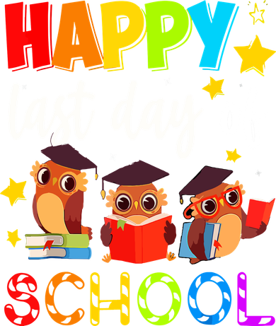 Funny School Gift Cute Owl Last Day Of School Teacher Button