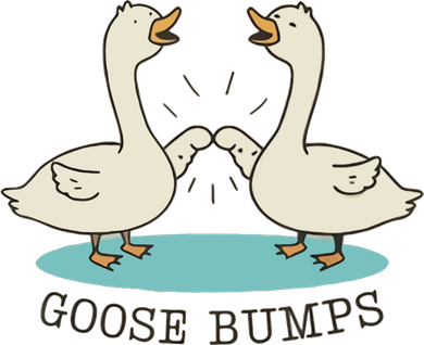 Funny Silly Goose Bumps Pun Fist Bump Goose Farmcore Kids T-Shirt