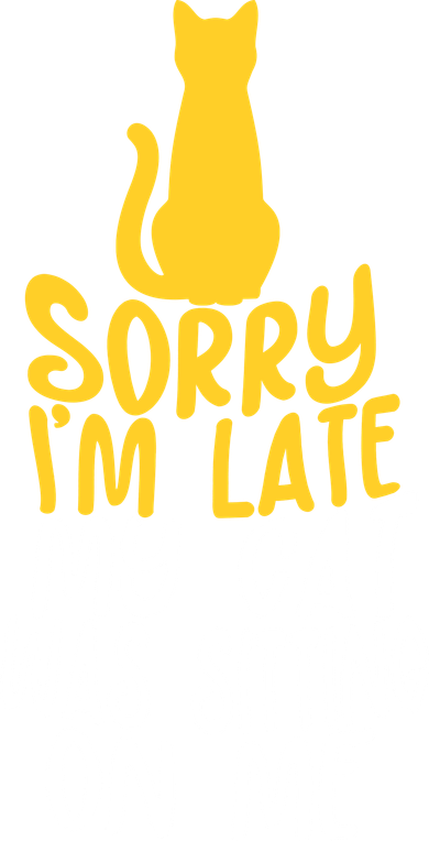 Funny Sorry Im Late My Cat Was Sitting On Me Toddler Hoodie