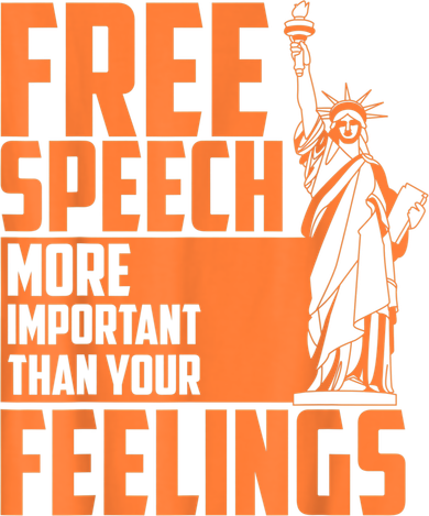 Free Speech More Important Than Your Feelings Meaningful Gift Santa Hat