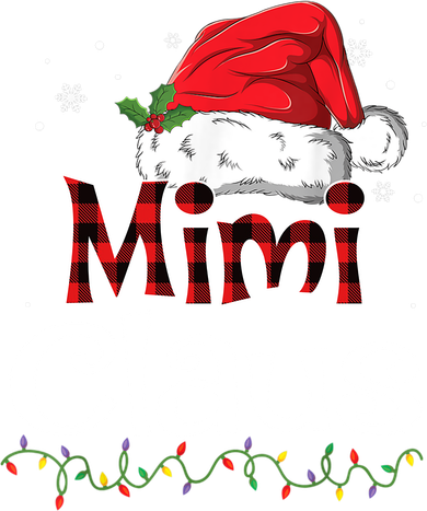 Funny Santa Mimi Claus Christmas Family Funny Gift Kids Sweatshirt