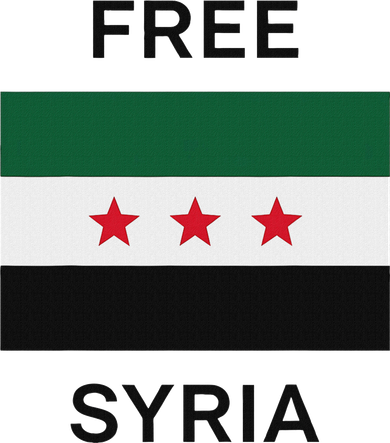 Free Syria New Syrian Flag Syria Freedom Celebration Tote Bag