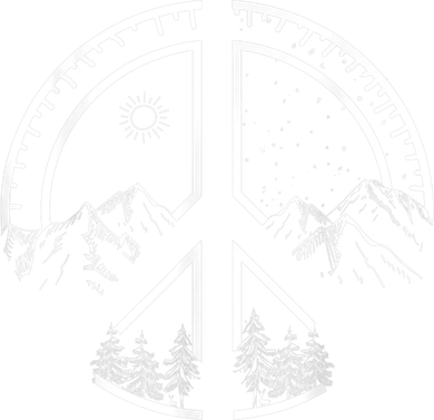 Four Seasons Peace Sign Outdoor Adventure Hippie Retro 60s Toddler Hoodie