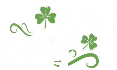 Funny St Patricks Day, St Patricks Day Drinking, Drinks Well With Other Kids Hoodie
