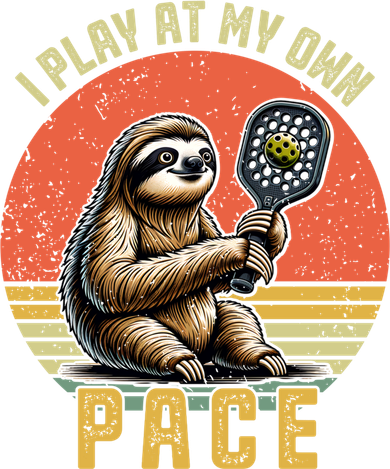 Funny Sloth Pickleball Player And Paddleball Gift Toddler T-Shirt
