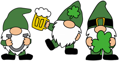 Funny St Patricks Day Drunk Gnomes Toddler Hoodie