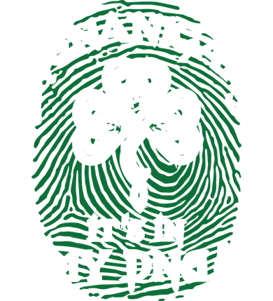 Funny St Patrick's Day Shenanigans It's In My DNA Fingerprint Kids Hoodie