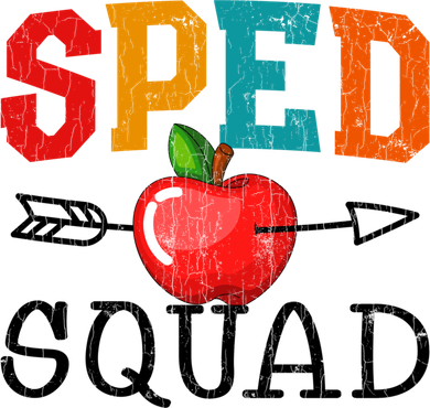 Funny Sped Squad Design For Special Education Teacher Gift Kids Sweatshirt