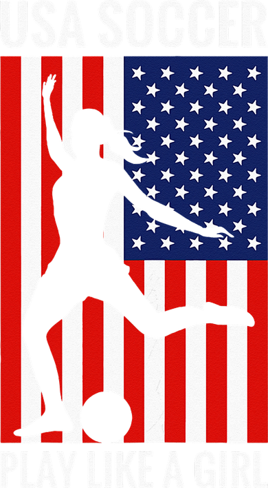 Funny Soccer Usa Soccer Play Like A Girl Coaster