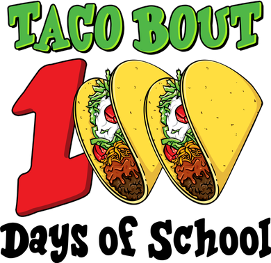 Funny Taco Bout 100 Days Of School Women's Hoodie