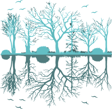 Forest Trees Birds Nature Lovers Wildlife Camping Doggie Tank