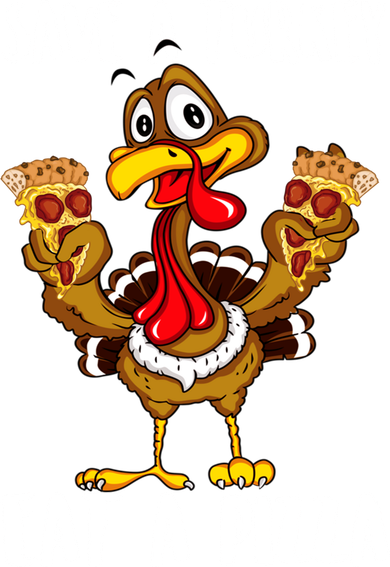 Funny Thanksgiving Costume Save A Turkey Eat A Pizza Women's T-Shirt
