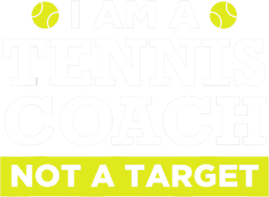 Funny Tennis Coach Gift Not A Target TShirt Tote Bag
