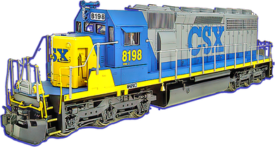 Freight Train CSX Engine T-Shirt