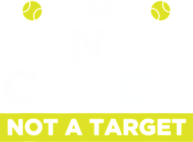 Funny Tennis Coach Gift Not A Target Tote Bag