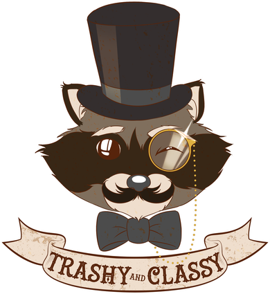 Fancy Trashy Classy Raccoon Coffee Mug
