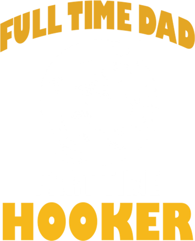 Full Time Dad Part Time Hooker Pond Saltwater Freshwater Gift Mousepad
