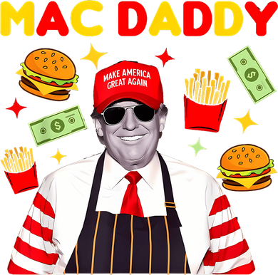 Funny Trump Fries Making Fries Mac Daddy Toddler Hoodie
