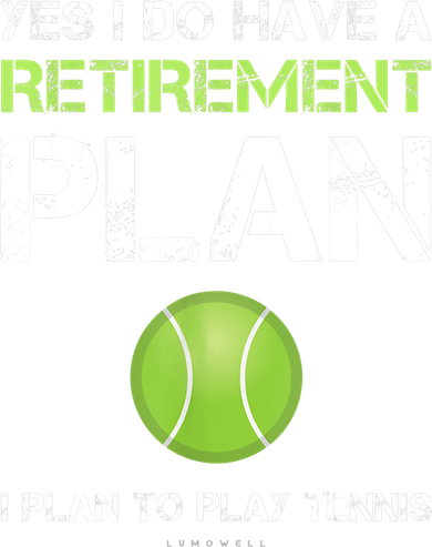 Funny Tennis Gift Yes I Have A Retirement Plan Playing Tennis Sport Gift Doggie Tank