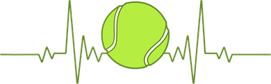 Funny Tennis Heartbeat Art Gift For Tennis Player Men Women Kids Gift Coaster