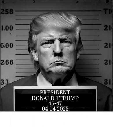 Free Trump Mug Shot Trump Not Guilty MugShot Kids Sweatshirt