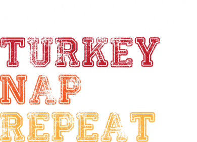 Thanksgiving Schedule Football Turkey Nap Repeat Women's T-Shirt