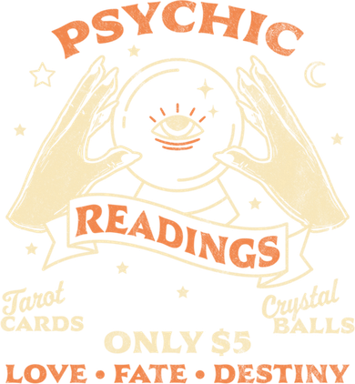 Fortune Teller Psychic Readings Tarot Crystal Ball Vintage Cool Gift Backpack