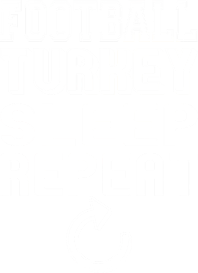 Football Turkey Sleep Repeat Beanie