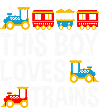 Funny Train This Boy Loves Trains Women's Long Sleeve Shirt